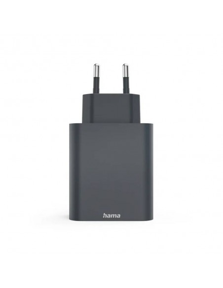 Chargeur Secteur Rapide hama USB-C 65W 2 USB-C + USB-A Noir