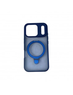 coque avec MagSafe + support pour iPhone 17 Pro Max bleu 2
