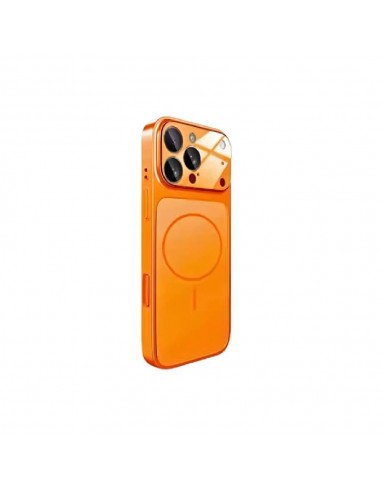 Back Film Métalique Pour iPhone 15 Pro Max Design 17 Pro Max - Orange