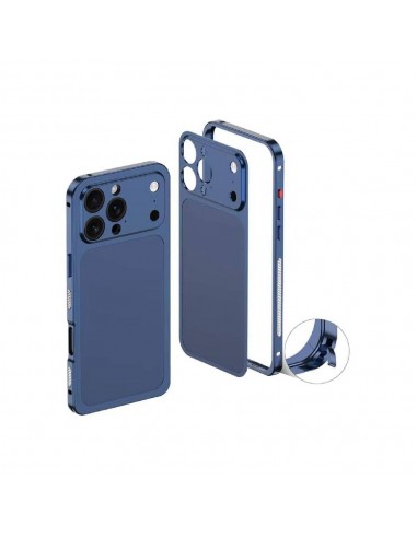Back Film Métalique Pour iPhone 13 Pro Max Design 17 Pro Max Blue