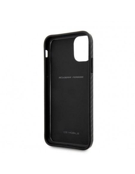 CASE FERRARI IPHONE 11 Pro Max CARBON EFFECT - ROUGE