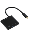 Hama 4-in-1 USB-C Multiport Adaptateur pour 2x USB 3.1, HDMI™ avec USB-C
