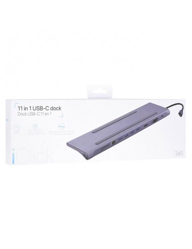 Dock USB-C T'nB 11 en 1 Aluminum