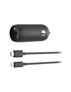 Chargeur De Voiture Belkin USB-C 20W Avec câble USB-C Vers Lightning 2