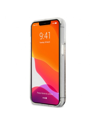 Coque Guess Avec Paillettes Doré Pour iPhone 13...