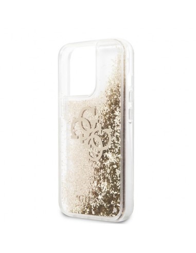 Coque Guess Avec Paillettes Doré Pour iPhone 13...