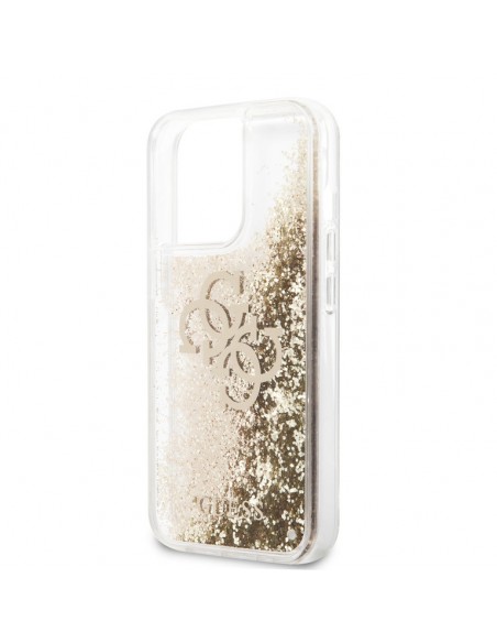 Coque Guess Avec Paillettes Doré Pour iPhone 13 Pro