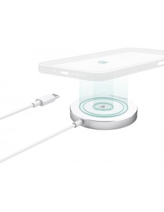 Chargeur sans fil hama "MagCharge" - Blanc