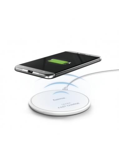 Chargeur sans fil hama "MagCharge" - Blanc