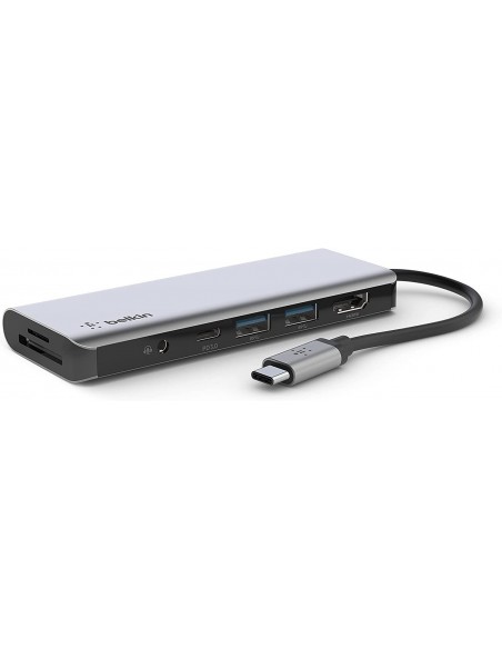 Adaptateur USB-C Belkin Vers Multiport 7 en 1