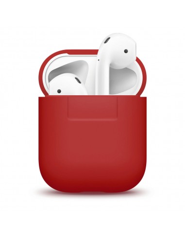 Protective Case Silicone pour AirPods 1 / 2 - Red
