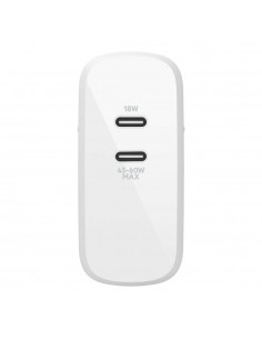 Adaptaeur Secteur Belkin 63W 2*USB-C - Blanc 2