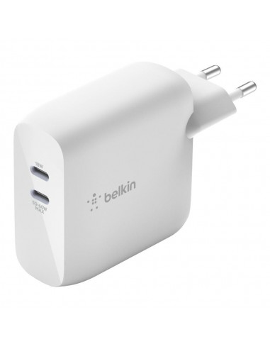 Adaptaeur Secteur Belkin 63W 2*USB-C - Blanc