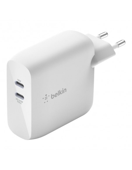 Adaptaeur Secteur Belkin 63W 2*USB-C - Blanc