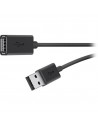 Cable de Rallonge USB 2.0 4.8M  Belkin, USB-A (M)vers USB-A (F) - Noir