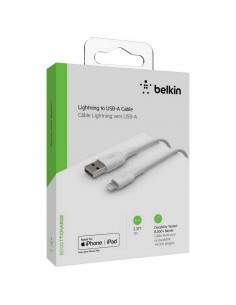 Cable Lightning Vers USB-A Belkin 1m - Blanc 2