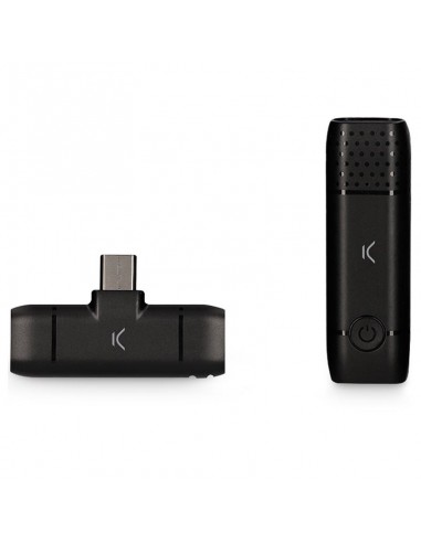 Microphone sans fil Ksix Type-C - Noir