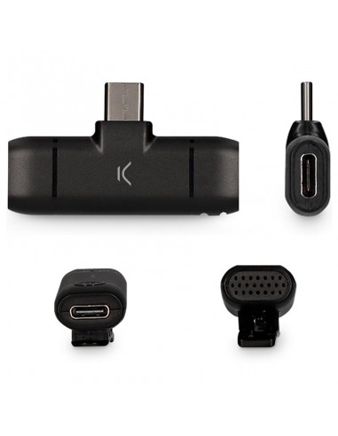 Microphone sans fil Ksix Type-C - Noir