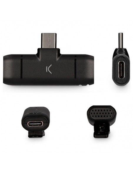 Microphone sans fil Ksix Type-C - Noir
