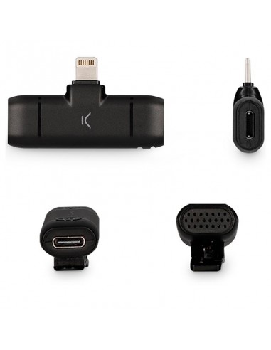 Microphone sans fil Ksix Lightning - Noir