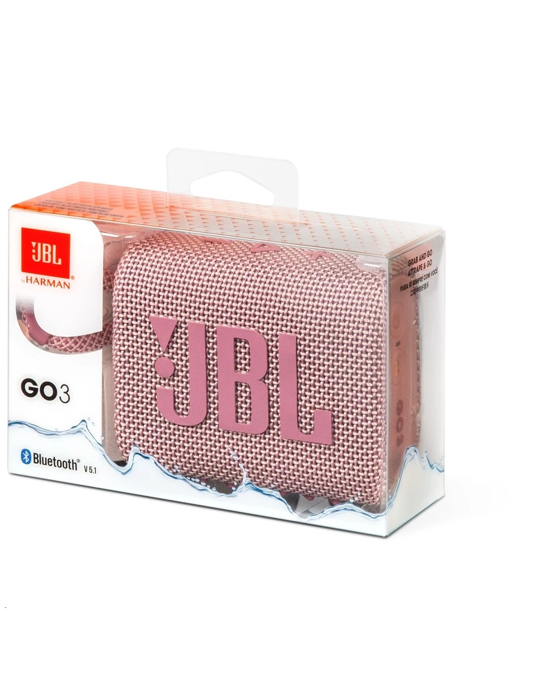 JBL Enceinte portable Bluetooth - GO 3 - Rose pas cher 