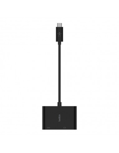 Adaptateur USB-C Vers VGA + Recharge Belkin - Noir