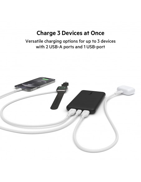 Power Bank 10K Belkin BOOSTCHARGE - Noir