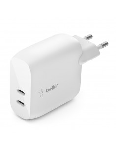 Chargeur Rapide Secteur Belkin 40W (2*USB-C) - Blanc