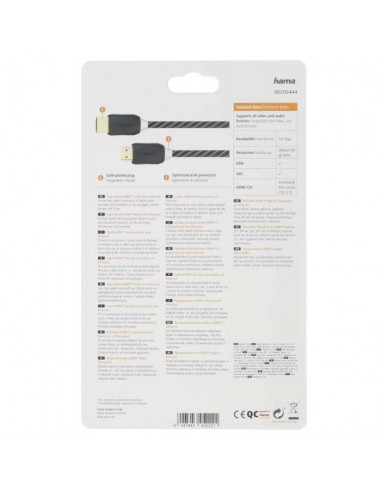Cable HDMI Hama  Ethernet Haute Vitesse 4K...