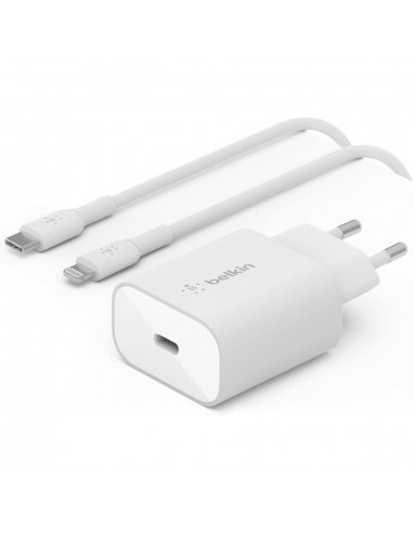 Chargeur Secteur Bekin USB-C PPS 25W + Câble USB-C Vers Lightning