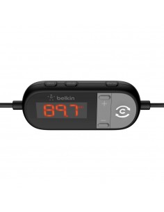 metteur TuneCast¨ 3,5 mm vers FM avec chargeur de voiture - Noir 2