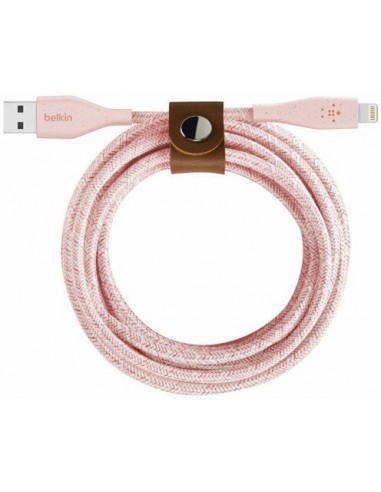 Câble MFI Belkin Apple Lightning vers USB-A 1.2m - Rose