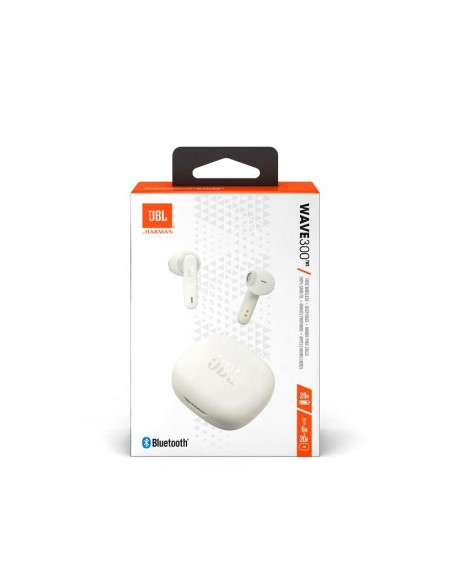 Écouteurs Sans Fil JBL WAVE 300 TWS Blanc