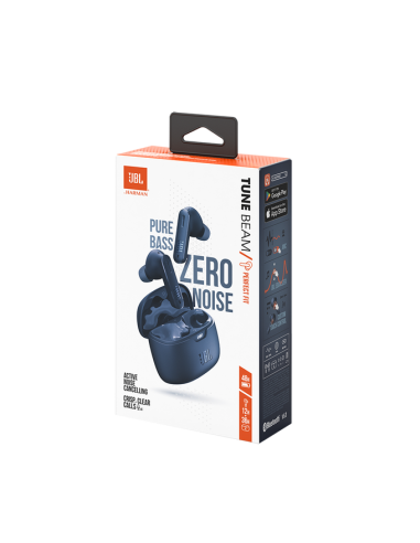 Écouteurs Bluetooth JBL TUNE BEAM Bleu