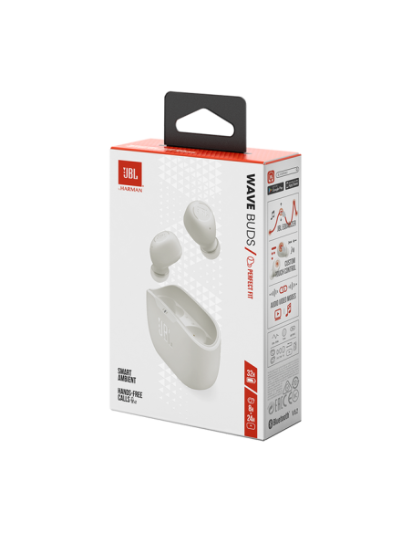Écouteurs Sans Fil JBL WAVE BUDS - White