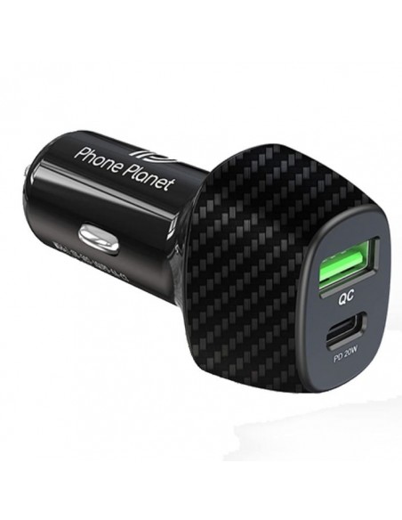 Chargeur Voiture Traxdata Avec double Port USB-C 20W + USB 38W Fast Charger