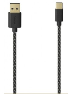 Cable USB-C Hama Vers USB-A 1.5M - Noir
