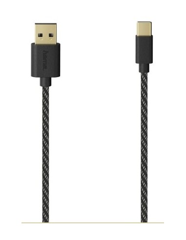 Cable USB-C Hama Vers USB-A 1.5M - Noir