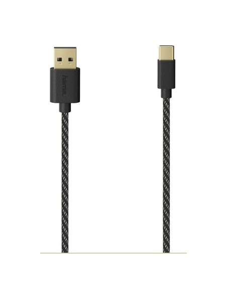 Cable USB-C Hama Vers USB-A 1.5M - Noir