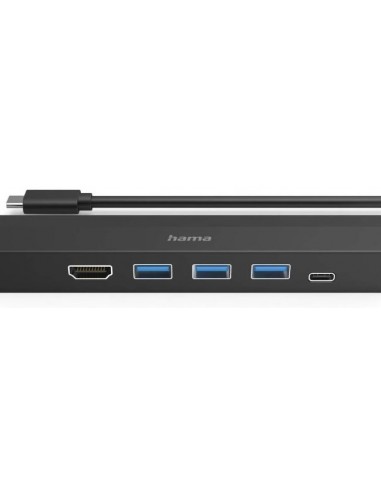 Hub USB-C Hama  6 Ports 3 USB-A / USB-C / HDMI / ETHERNET