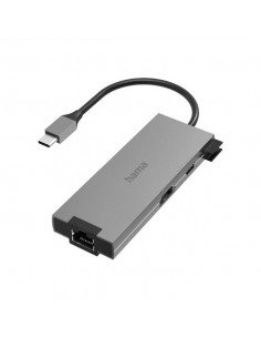 Hub USB-C Hama  5 Ports 2 USB-A /  USB-C / HDMI / Ethernet 2