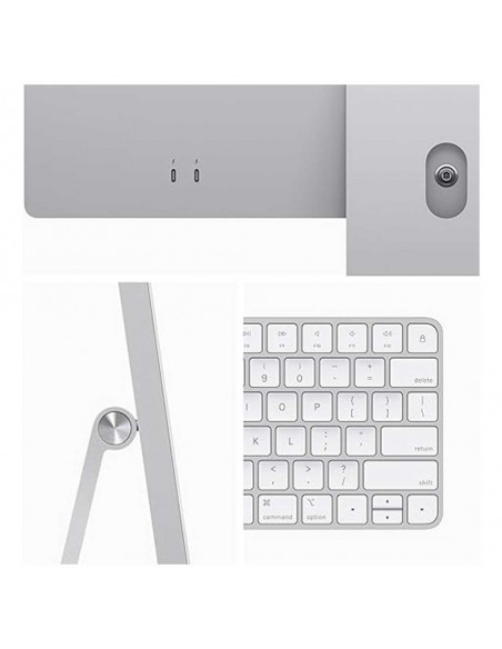 iMac 24" Retina 4.5K Puce Apple M3 8C CPU 8CGPU SSD 256Gb 8Gb - SILVER