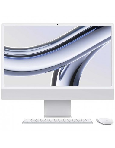 iMac 24" Apple M3 - 8C CPU - 8C GPU - 256Go SSD - Argent