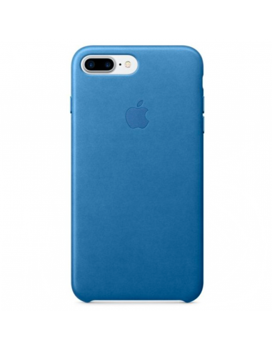 Coque Cuir iPhone 7/8 Plus - Mer Bleue
