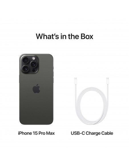 iPhone 15 Pro Max 256GB - Black Titanium