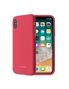 SILICONE CASE SO SEVEN SMOOTHIE IPHONE X/SX - RED