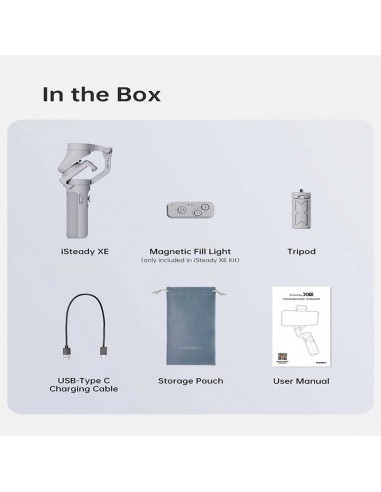 Stabilisateur hohem iSteady XE Kit - Grey