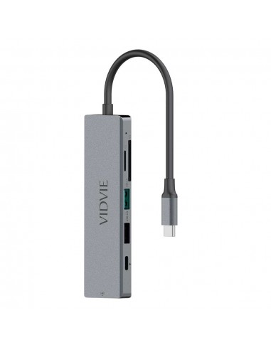 Hub Type-C Vidvie 6 en 1 - Dark Grey