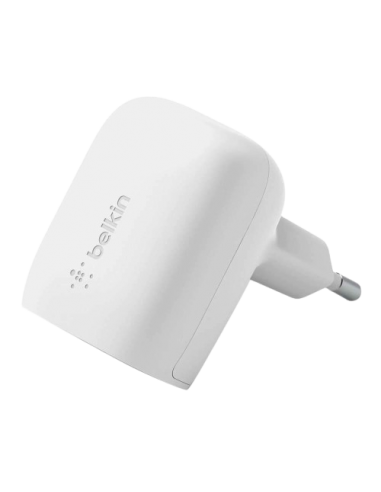 Chargeur Rapide Secteur Belkin USB-C 20W - Blanc