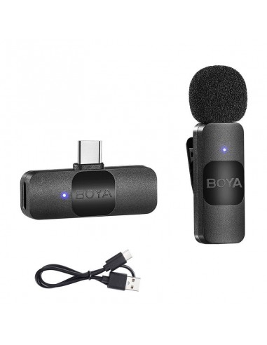 Microphone sans fil Type-C BOYA BY-V20  - Noir